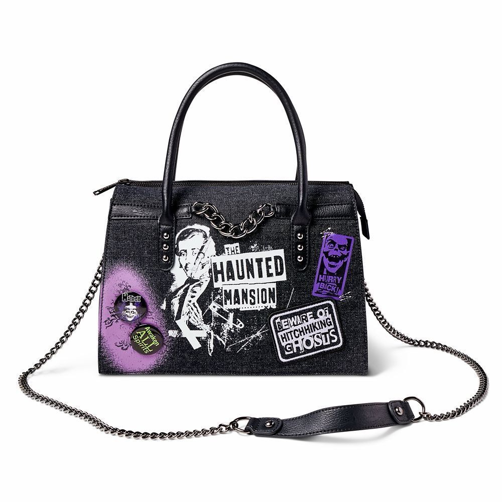 Haunted Mansion Crossbody Bag Loungefly Disney NWT Ghost Host Hatbox Ghost